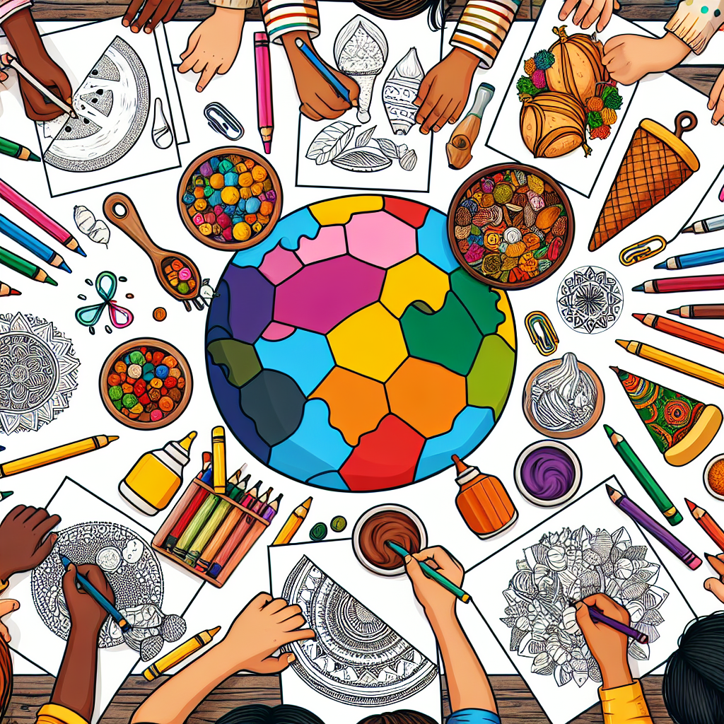 Menggali Kreativitas Anak Melalui Mewarnai Gambar Makanan Tradisional