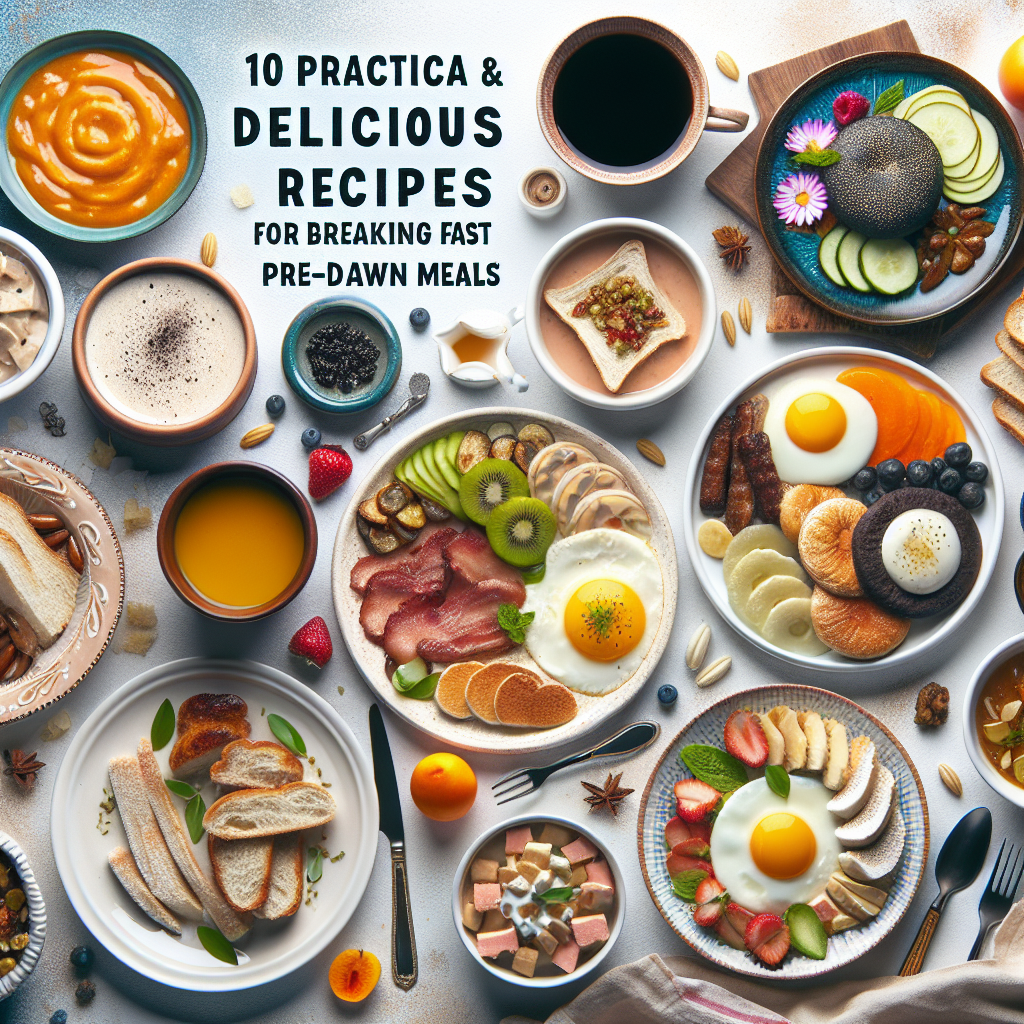 10 Resep Praktis dan Lezat untuk Buka Puasa dan Sahur